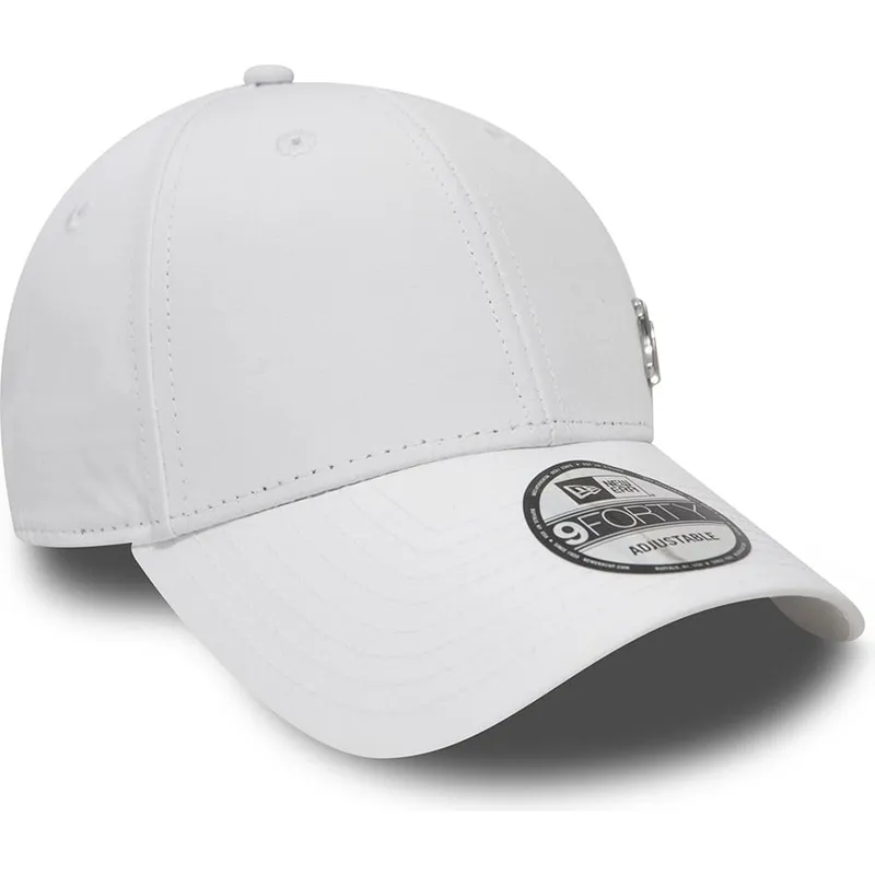 cappellino-curvo-bianco-regolabile-9forty-flawless-logo-dei-new-york-yankees-mlb-di-new-era
