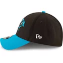 new-era-curved-brim-9forty-the-league-carolina-panthers-nfl-black-and-blue-adjustable-cap