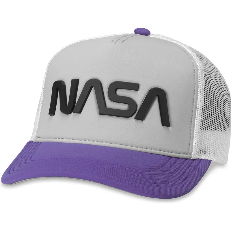 casquette-trucker-grise-blanche-et-violette-snapback-nasa-riptide-valin-american-needle