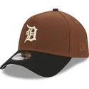 epci-curbata-maro-snapback-9forty-a-frame-harvest-de-detroit-tigers-mlb-de-new-era