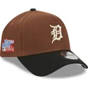 epci-curbata-maro-snapback-9forty-a-frame-harvest-de-detroit-tigers-mlb-de-new-era