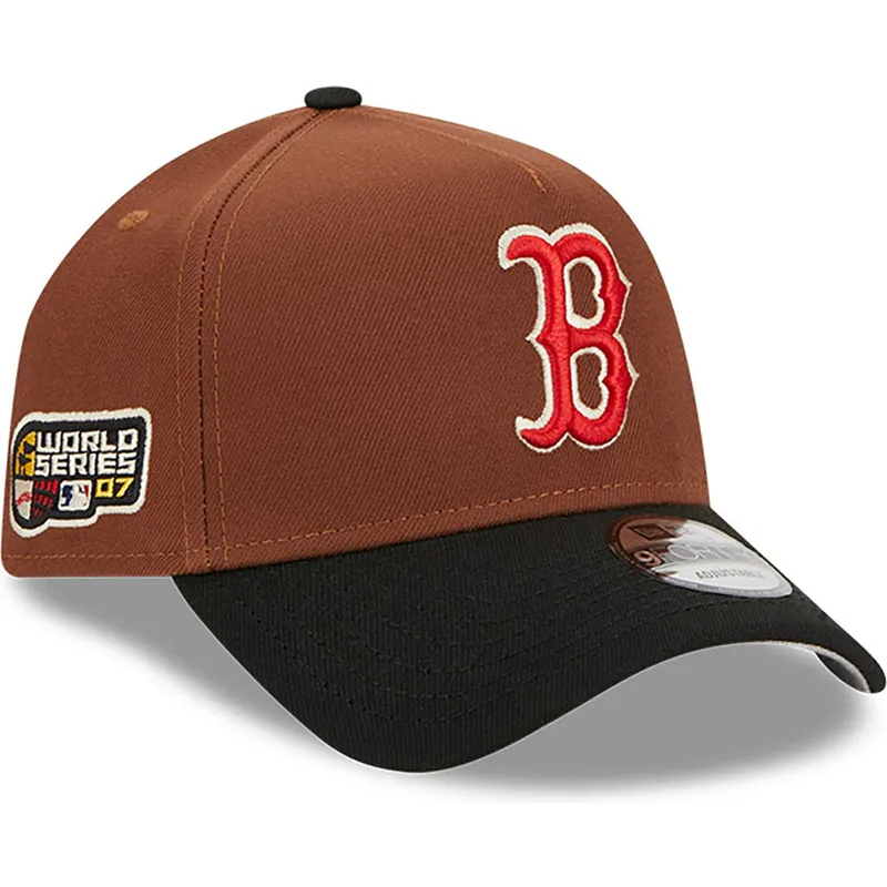 epci-curbata-maro-snapback-9forty-a-frame-harvest-de-boston-red-sox-mlb-de-new-era