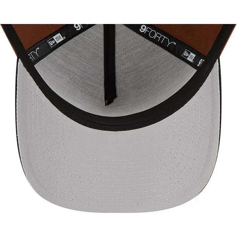 epci-curbata-maro-snapback-9forty-a-frame-harvest-de-boston-red-sox-mlb-de-new-era