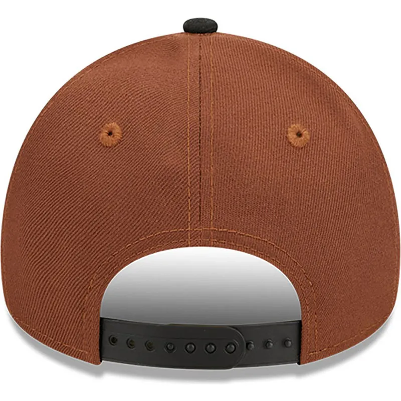epci-curbata-maro-snapback-9forty-a-frame-harvest-de-boston-red-sox-mlb-de-new-era