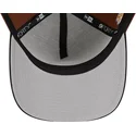 epci-curbata-maro-snapback-9forty-a-frame-harvest-de-new-york-yankees-mlb-de-new-era