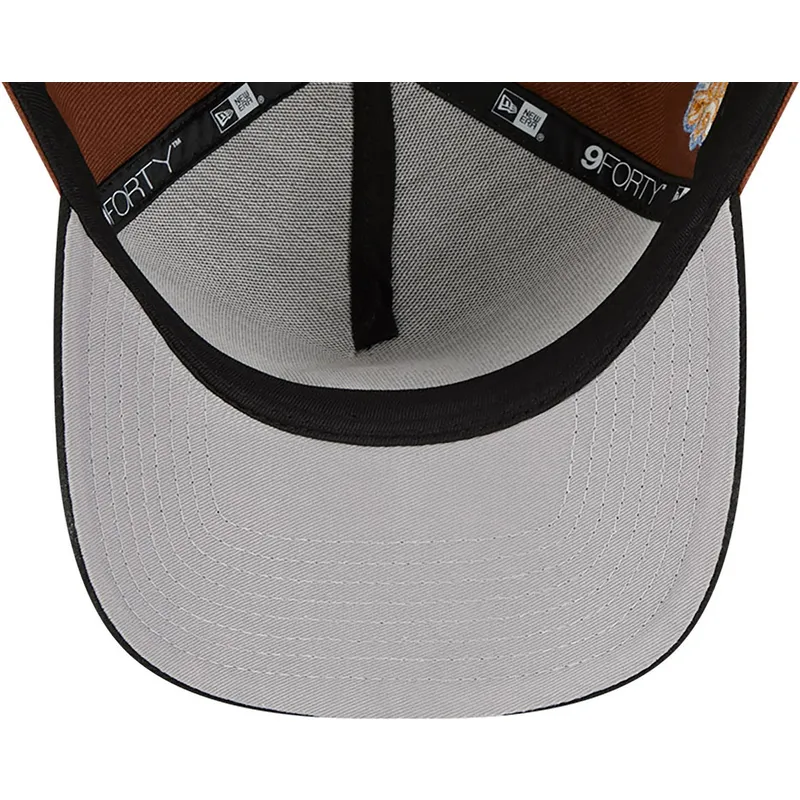 epci-curbata-maro-snapback-9forty-a-frame-harvest-de-new-york-yankees-mlb-de-new-era