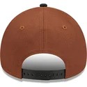 new-era-curved-brim-9forty-a-frame-harvest-new-york-yankees-mlb-brown-and-black-snapback-cap