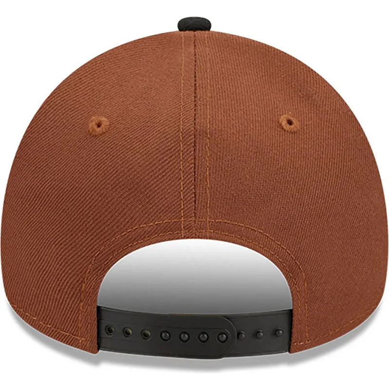 epci-curbata-maro-snapback-9forty-a-frame-harvest-de-new-york-yankees-mlb-de-new-era