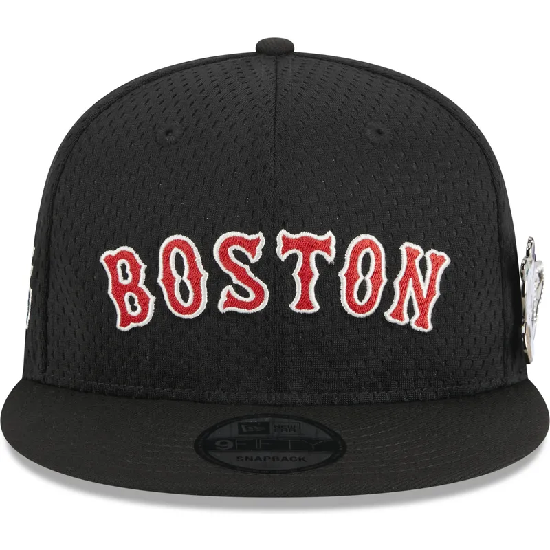 svart-platt-snapback-keps-9fifty-post-up-pin-boston-red-sox-mlb-fran-new-era