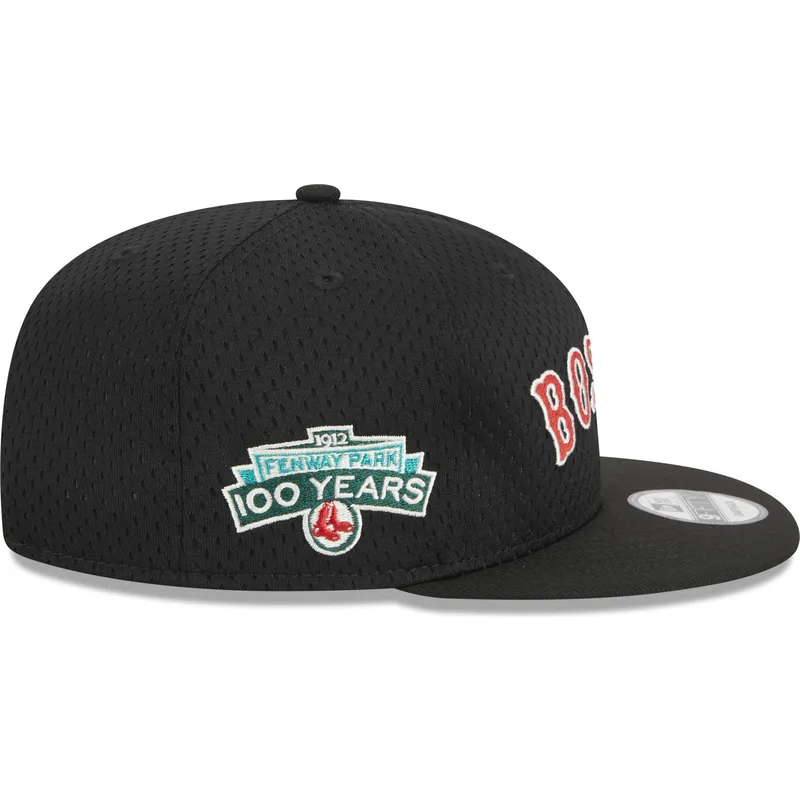 svart-platt-snapback-keps-9fifty-post-up-pin-boston-red-sox-mlb-fran-new-era