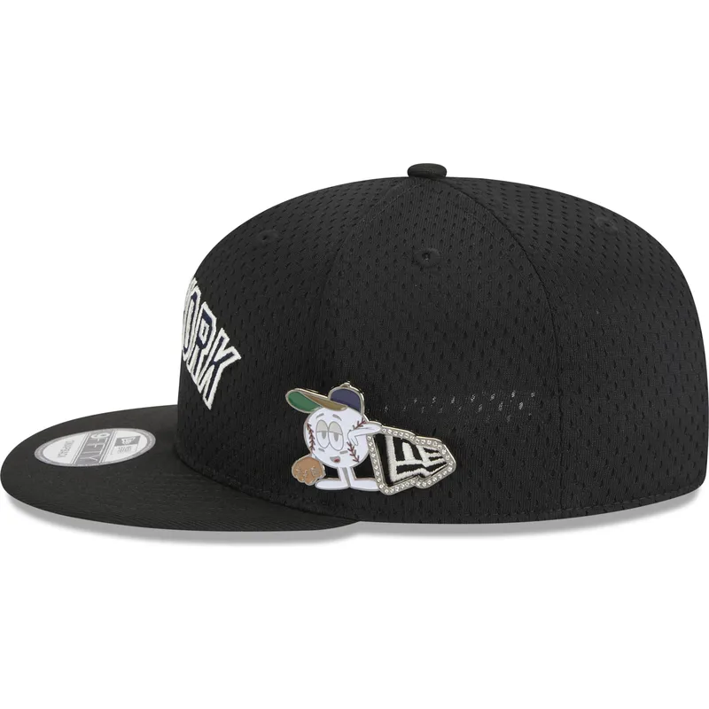 epci-plata-negru-snapback-9fifty-post-up-pin-de-new-york-yankees-mlb-de-new-era