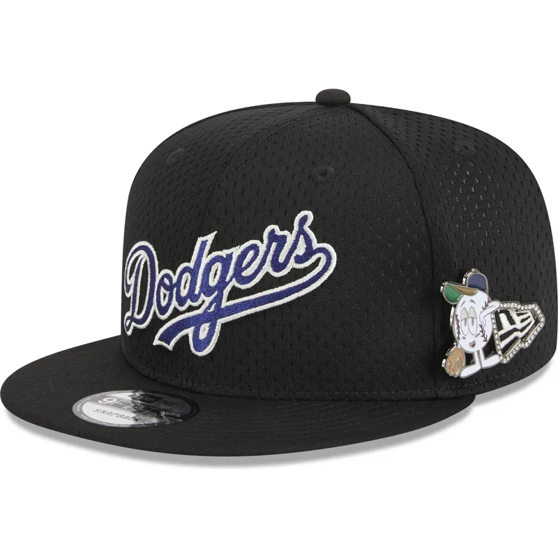 epci-plata-negru-snapback-9fifty-post-up-pin-de-los-angeles-dodgers-mlb-de-new-era