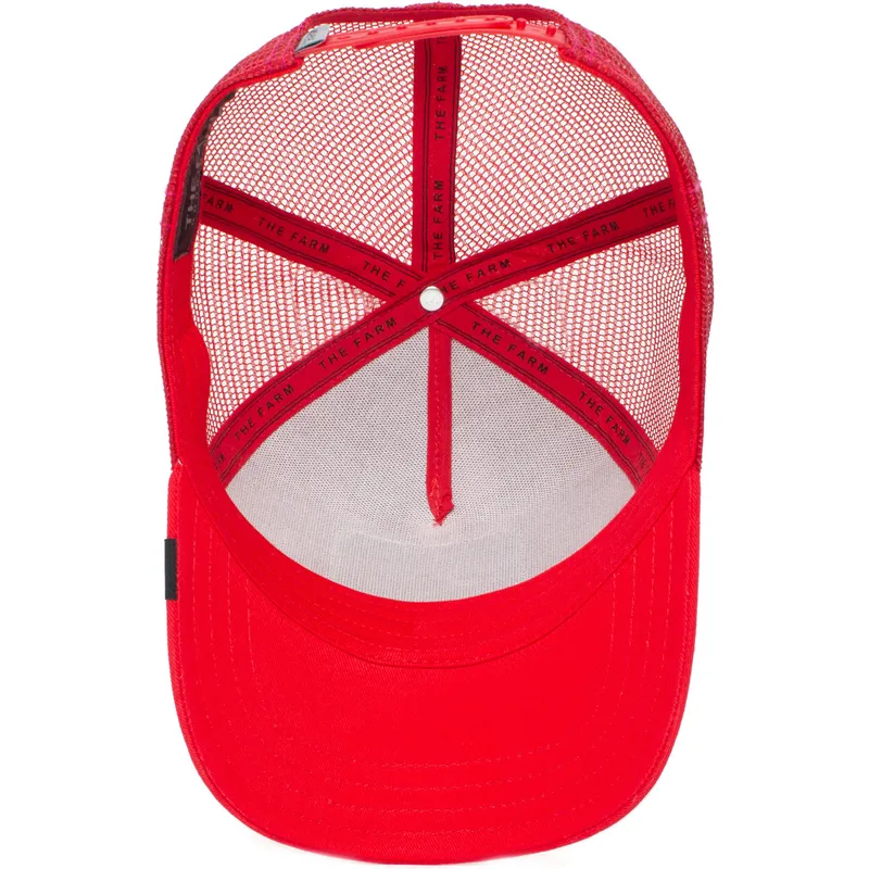 czapka-trucker-czerwona-tygrys-the-white-tiger-the-farm-od-goorin-bros