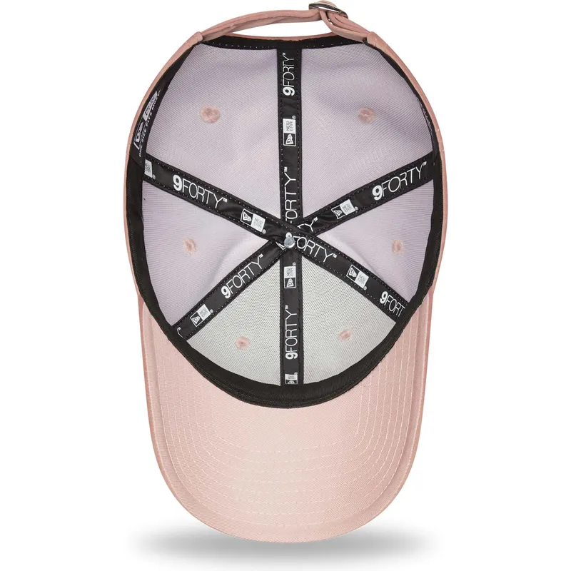 epci-curbata-roz-reglabila-9forty-velour-de-new-york-yankees-mlb-de-new-era