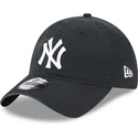 new-era-curved-brim-9twenty-league-essential-new-york-yankees-mlb-black-adjustable-cap