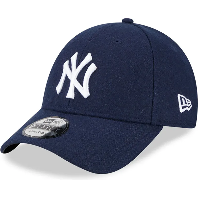 epci-curbata-bleumarin-reglabila-9forty-essential-melton-wool-de-new-york-yankees-mlb-de-new-era