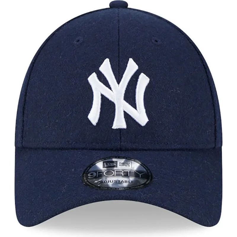 epci-curbata-bleumarin-reglabila-9forty-essential-melton-wool-de-new-york-yankees-mlb-de-new-era
