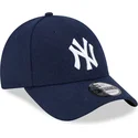 epci-curbata-bleumarin-reglabila-9forty-essential-melton-wool-de-new-york-yankees-mlb-de-new-era