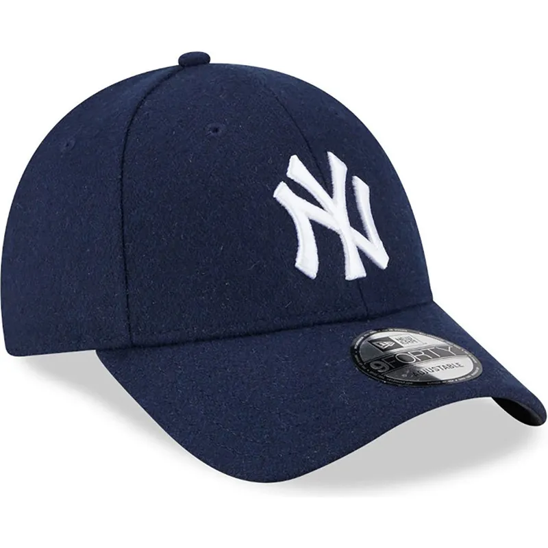 epci-curbata-bleumarin-reglabila-9forty-essential-melton-wool-de-new-york-yankees-mlb-de-new-era
