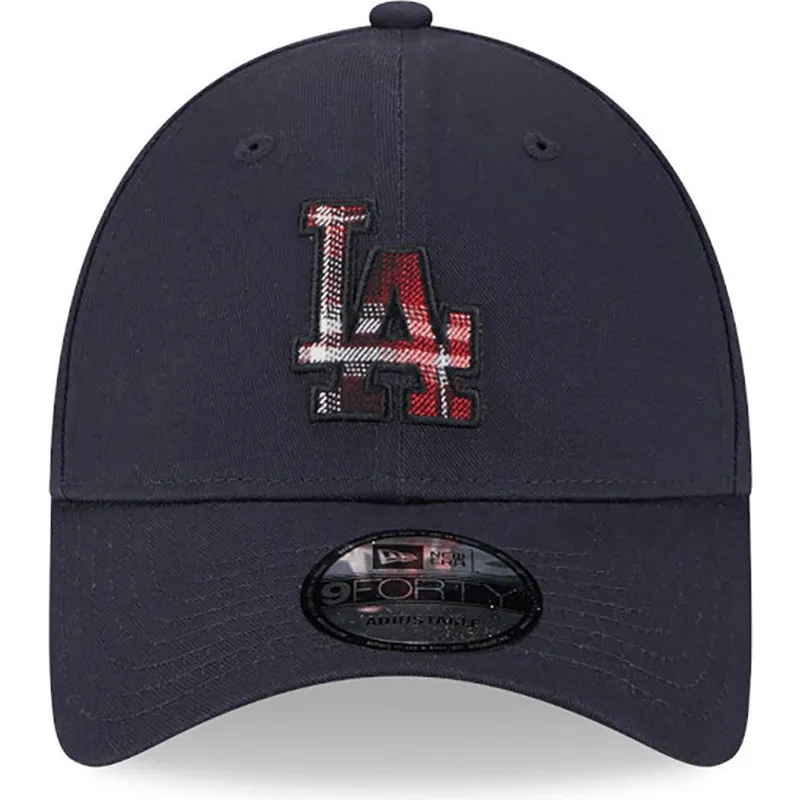 epci-curbata-bleumarin-reglabila-9forty-check-infill-de-los-angeles-dodgers-mlb-de-new-era