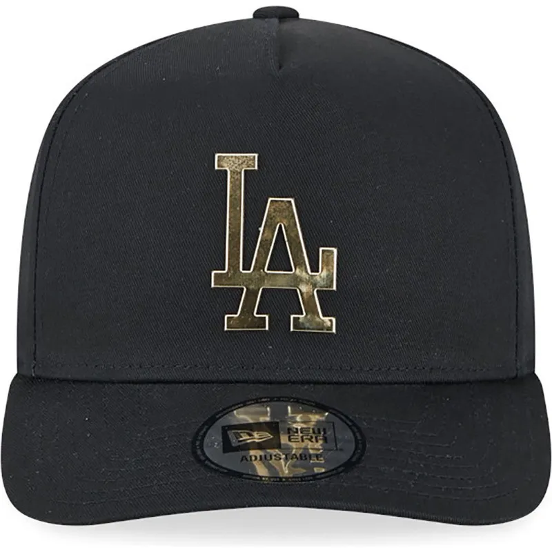 epci-curbata-negru-snapback-a-frame-foil-pack-de-los-angeles-dodgers-mlb-de-new-era