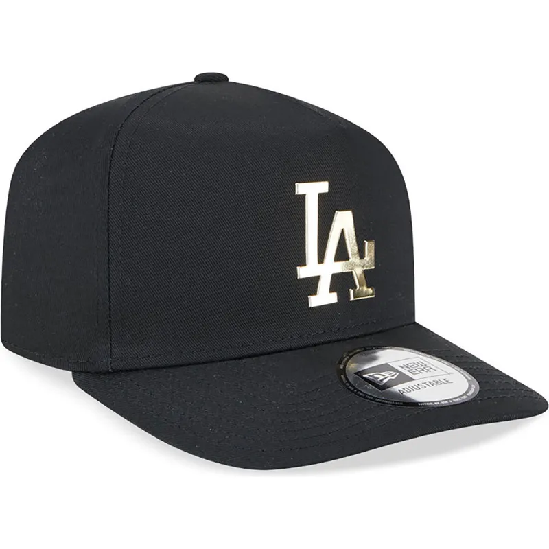 epci-curbata-negru-snapback-a-frame-foil-pack-de-los-angeles-dodgers-mlb-de-new-era
