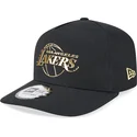 epci-curbata-negru-snapback-a-frame-foil-pack-de-los-angeles-lakers-nba-de-new-era