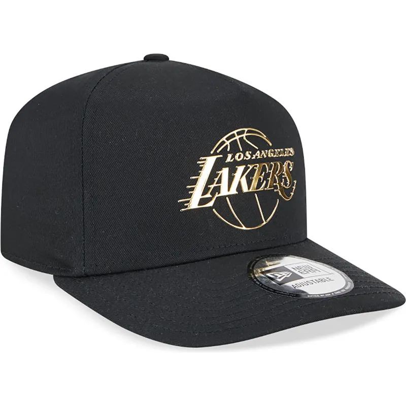 epci-curbata-negru-snapback-a-frame-foil-pack-de-los-angeles-lakers-nba-de-new-era