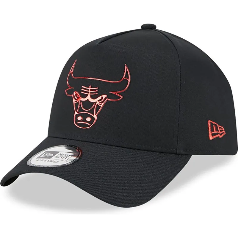 epci-curbata-negru-snapback-a-frame-foil-pack-de-chicago-bulls-nba-de-new-era