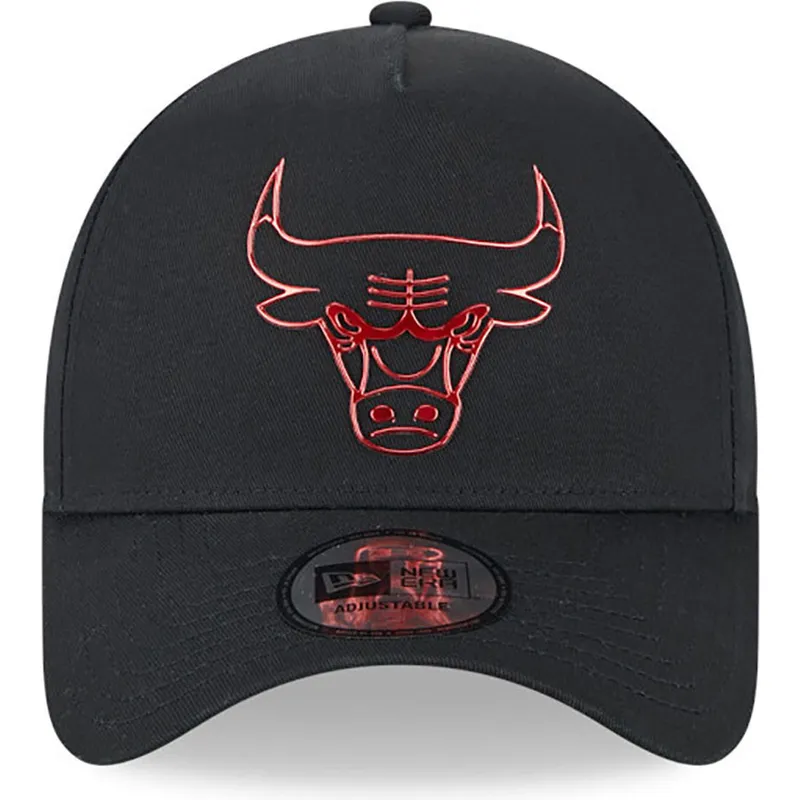 epci-curbata-negru-snapback-a-frame-foil-pack-de-chicago-bulls-nba-de-new-era
