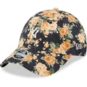 gorra-curva-azul-marino-ajustable-para-mujer-9forty-floral-cord-de-new-york-yankees-mlb-de-new-era