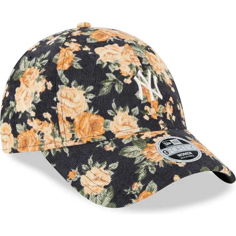 epci-curbata-bleumarin-reglabila-9forty-floral-cord-de-new-york-yankees-mlb-de-new-era