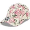 epci-curbata-bej-reglabila-rosa-9forty-floral-cord-de-new-york-yankees-mlb-de-new-era