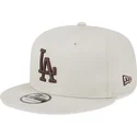 epci-plata-bej-snapback-9fifty-league-essential-de-los-angeles-dodgers-mlb-de-new-era