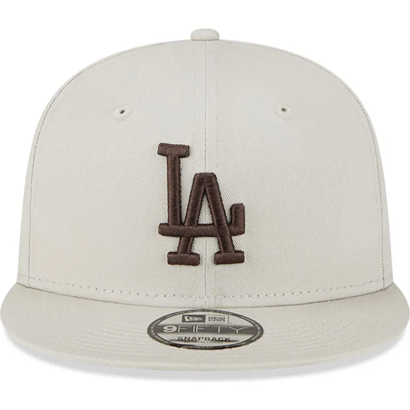 epci-plata-bej-snapback-9fifty-league-essential-de-los-angeles-dodgers-mlb-de-new-era