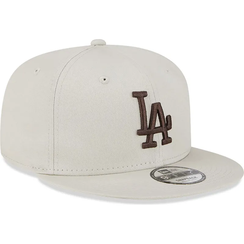 epci-plata-bej-snapback-9fifty-league-essential-de-los-angeles-dodgers-mlb-de-new-era