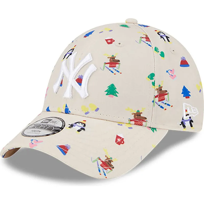 epci-curbata-bej-reglabila-pentru-copii-9forty-festive-de-new-york-yankees-mlb-de-new-era