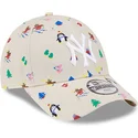 epci-curbata-bej-reglabila-pentru-copii-9forty-festive-de-new-york-yankees-mlb-de-new-era