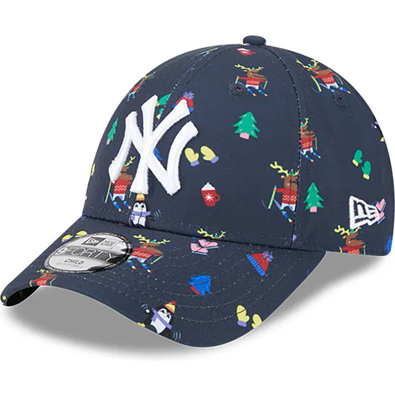 epci-curbata-bleumarin-reglabila-pentru-copii-9forty-festive-de-new-york-yankees-mlb-de-new-era