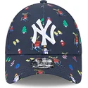 epci-curbata-bleumarin-reglabila-pentru-copii-9forty-festive-de-new-york-yankees-mlb-de-new-era