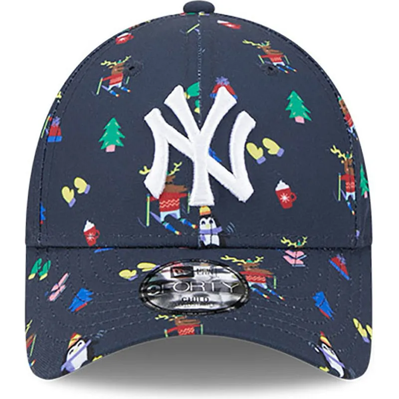 epci-curbata-bleumarin-reglabila-pentru-copii-9forty-festive-de-new-york-yankees-mlb-de-new-era