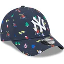 epci-curbata-bleumarin-reglabila-pentru-copii-9forty-festive-de-new-york-yankees-mlb-de-new-era