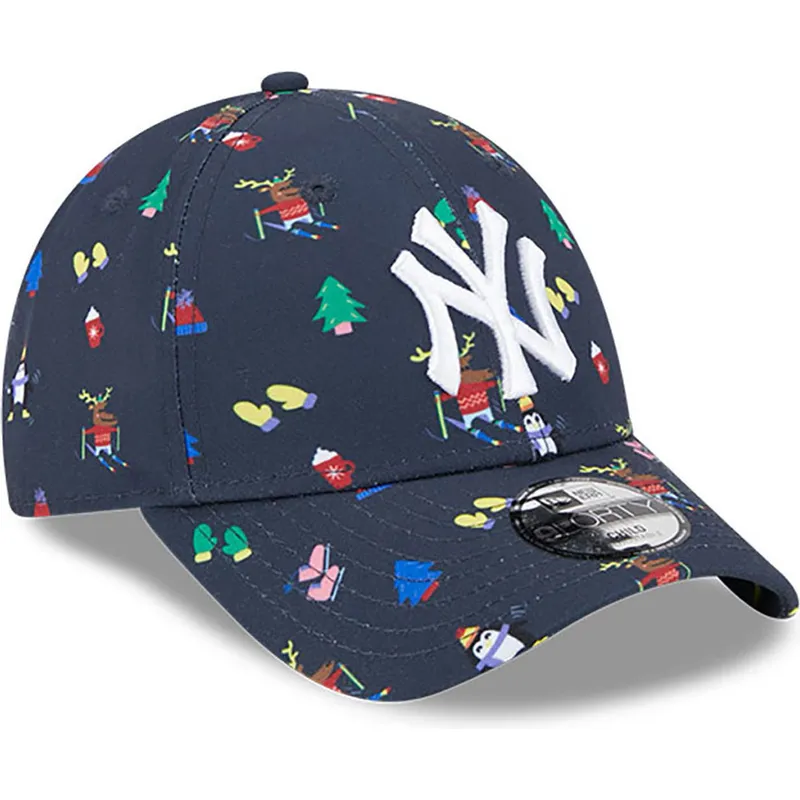 epci-curbata-bleumarin-reglabila-pentru-copii-9forty-festive-de-new-york-yankees-mlb-de-new-era