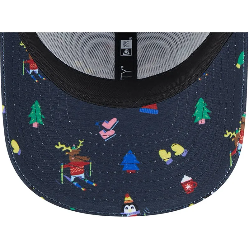 epci-curbata-bleumarin-reglabila-pentru-copii-9forty-festive-de-new-york-yankees-mlb-de-new-era