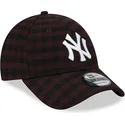 epci-curbata-maro-reglabila-9forty-flannel-de-new-york-yankees-mlb-de-new-era