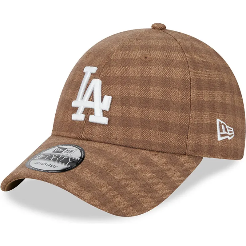 epci-curbata-maro-reglabila-9forty-flannel-de-los-angeles-dodgers-mlb-de-new-era