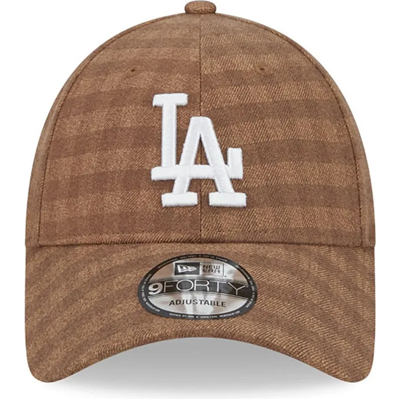 epci-curbata-maro-reglabila-9forty-flannel-de-los-angeles-dodgers-mlb-de-new-era