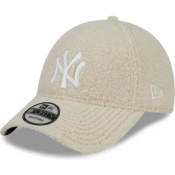 epci-curbata-bej-reglabila-9forty-teddy-de-new-york-yankees-mlb-de-new-era