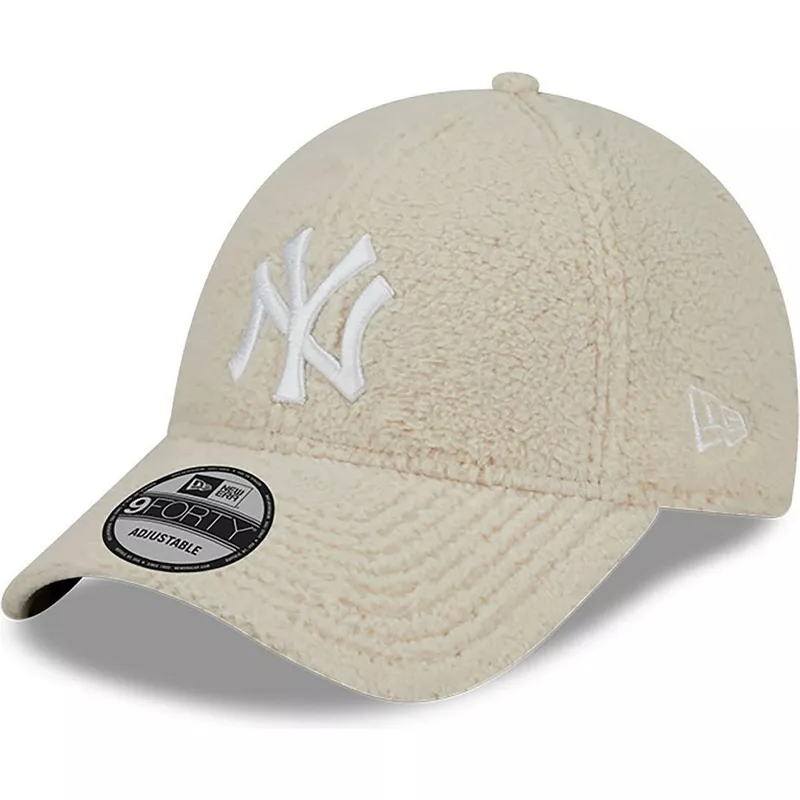 Casquette plate rouge snapback 9FIFTY Cotton Block New York Yankees MLB New  Era