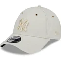 epci-curbata-bej-reglabila-9forty-washed-canvas-de-new-york-yankees-mlb-de-new-era